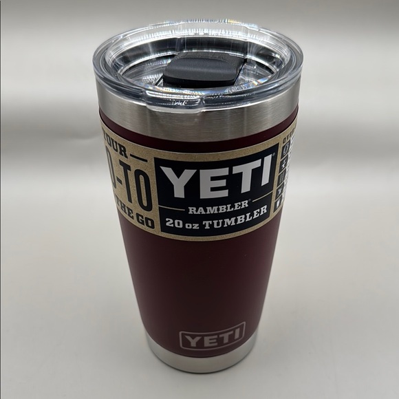 Yeti Other - NWT! YETI Rambler 20 oz Tumbler Maroon - Seasonal Color